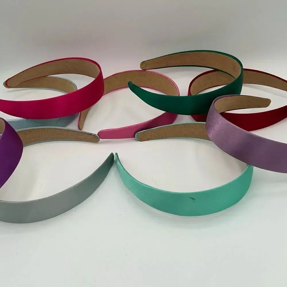 7 Colorful Women/girls Headband Set- new, a couple spots from dye transfer